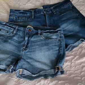 Bundle of 2 J. Crew Women's Blue Denim Shorts